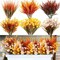 24 Pcs Fall Artificial Flowers – UV Resistant Faux Plants for Outdoor Planters, Porches, Patios, and Yard Décor (Fall Color)